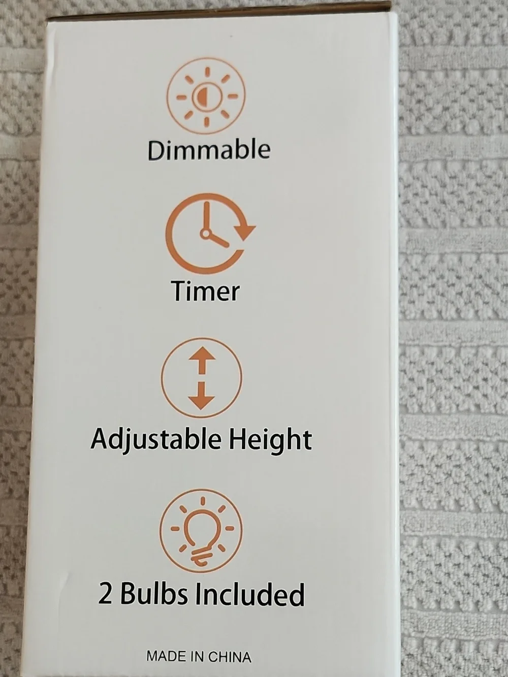 Candle Warmer Lamp - Brown & White